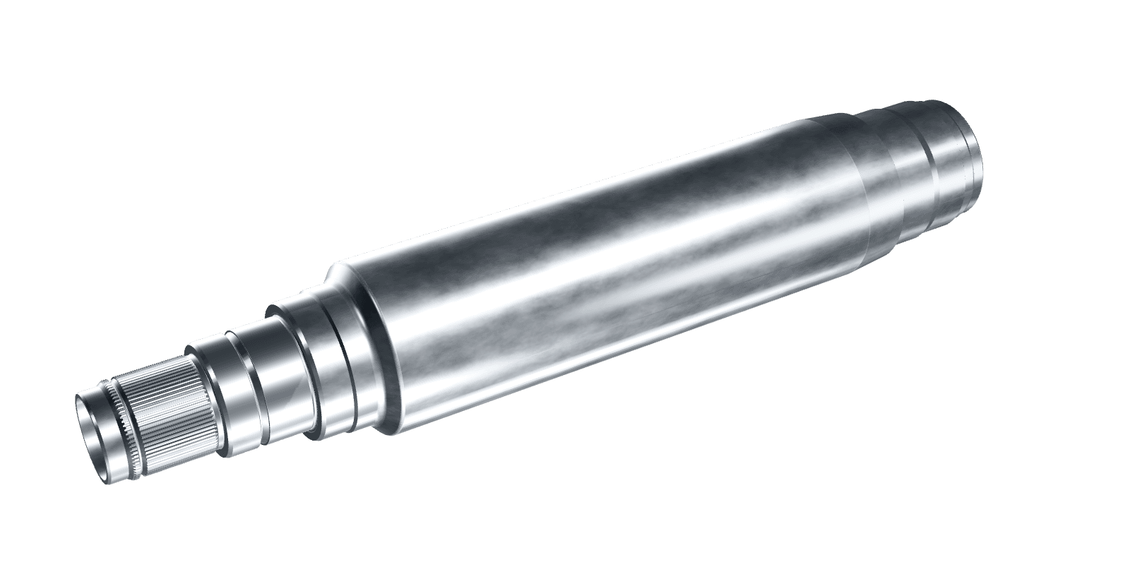 Rotor shaft with connection splines