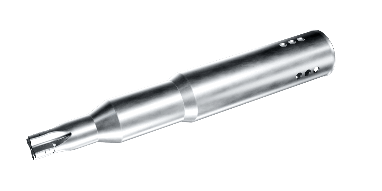Tube adapter with fork end