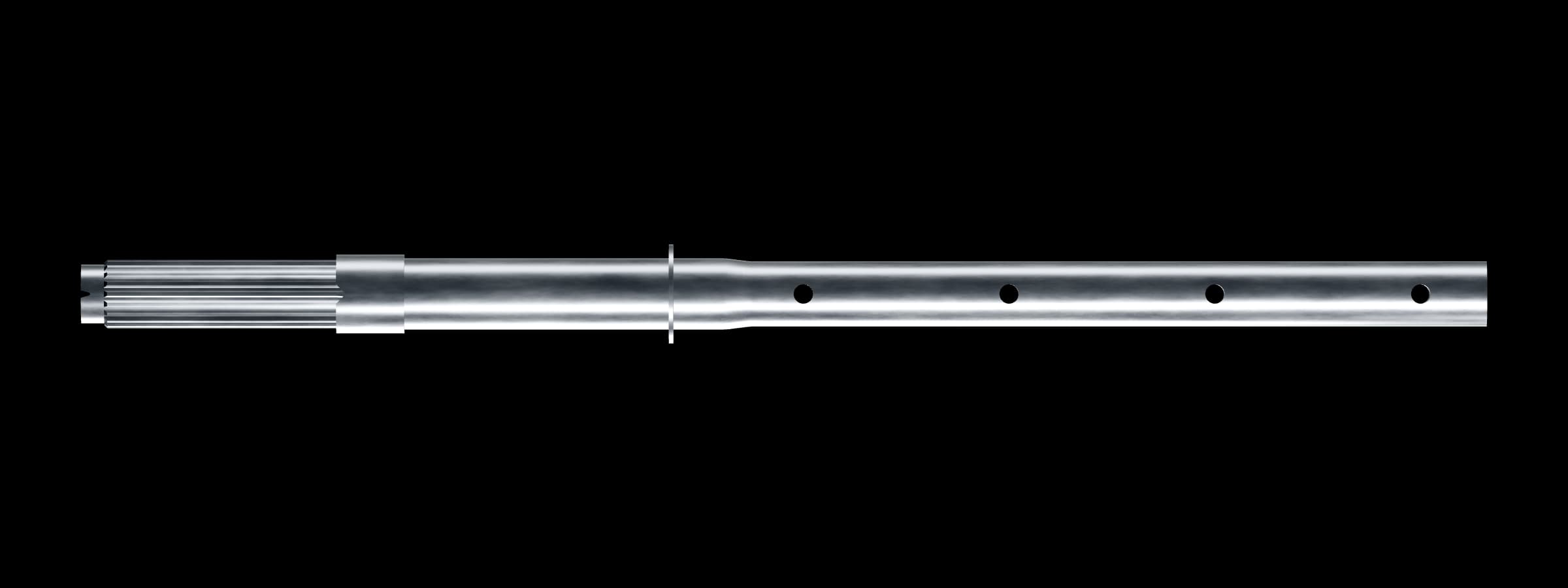 Splined tine carrier